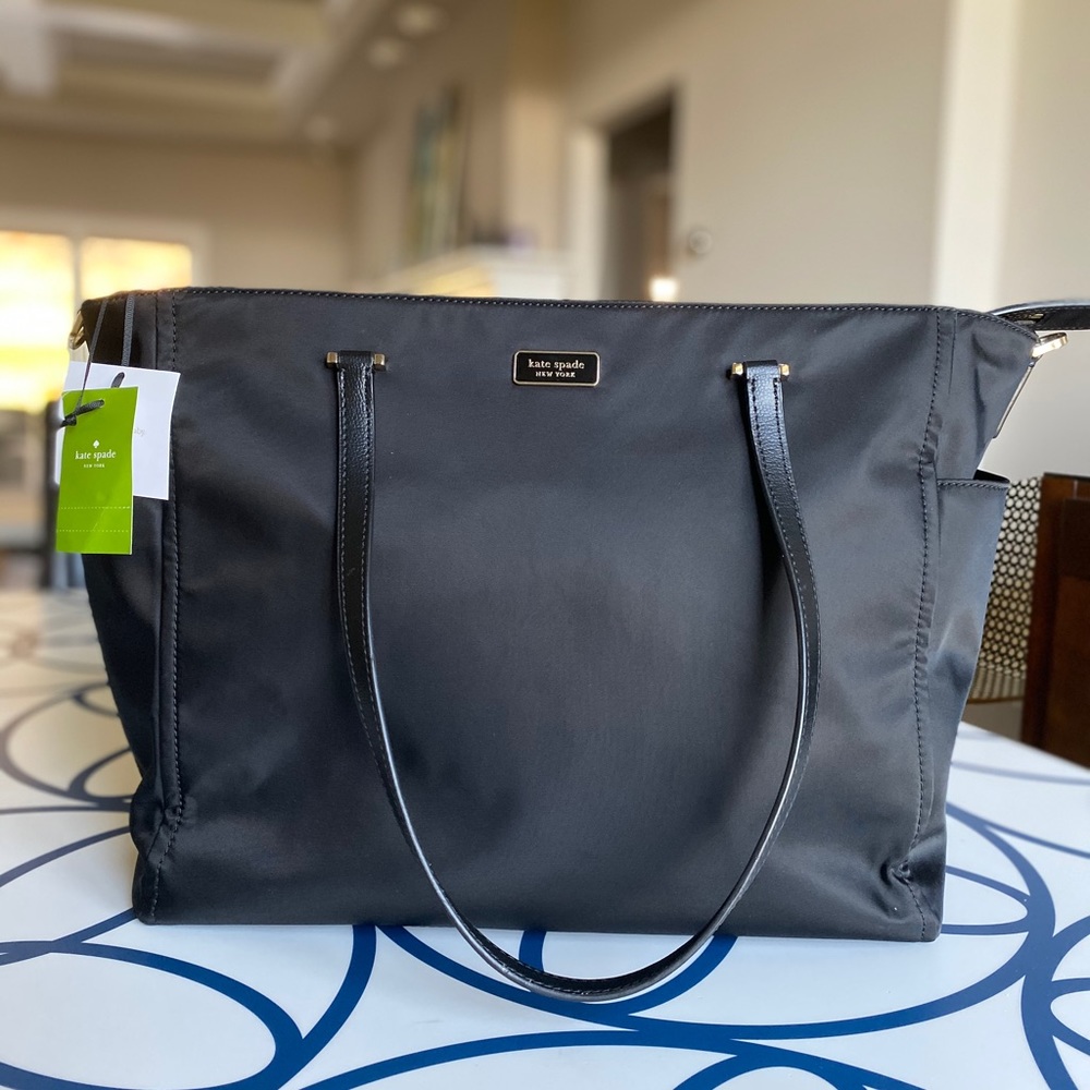 Kate Spade black diaper bag or work bag